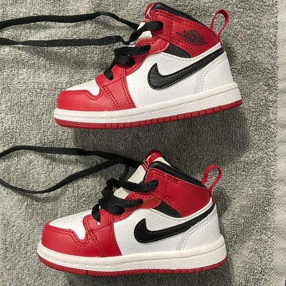 Jordan Other - Jordan 1 MID (TD) - Toddler 5C - White Gym Red Black